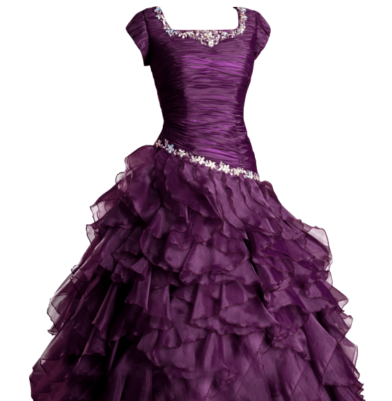 Purple Wedding Gown